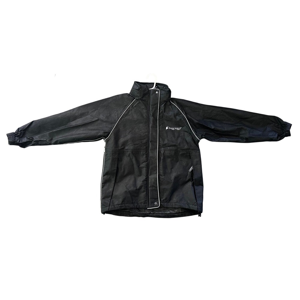 Frogg Toggs Black Tekk Toad Suit Rain Jacket Women's Medium NWT